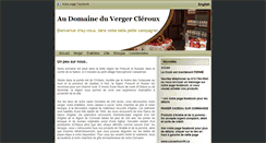 Desktop Screenshot of domainecleroux.ca