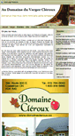 Mobile Screenshot of domainecleroux.ca
